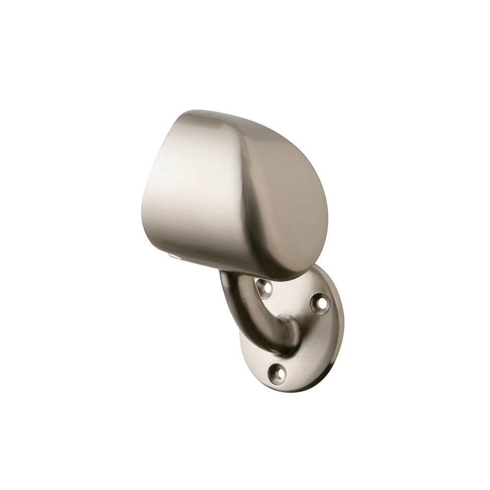 Rail in a Box Brushed Nickel End Cap Right Hand